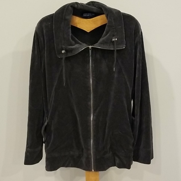 Jones New York Full Zip Fleece Jacket - Picture 2 of 16